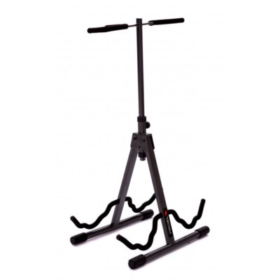 Supporto Triplo Per Chitarra GS-1 - Legno Di Noce Massello, Per Chitarre Acustiche Ed Elettriche, Fatto A Mano - Foto 9