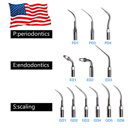 Scaler ad ultrasuoni dentale USA per periodi di ridimensionamento adatto per manipolo SATELEC DTE rk - Foto 1 di 23