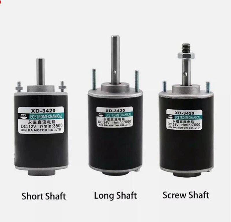 DC 12V/24V 30W High-speed Permanent Magnet Motor Variable Shaft 3500RPM 7000RPM - Image 2 of 4