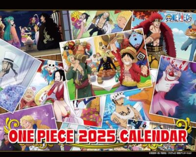 ONE PIECE 31日万年カレンダー Toei Animation 2025 ONE PIECE Desk Calendar CL-015 JAPANESE Style