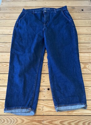Old Navy Women s Sky High Straight Jeans size 16 Blue T10