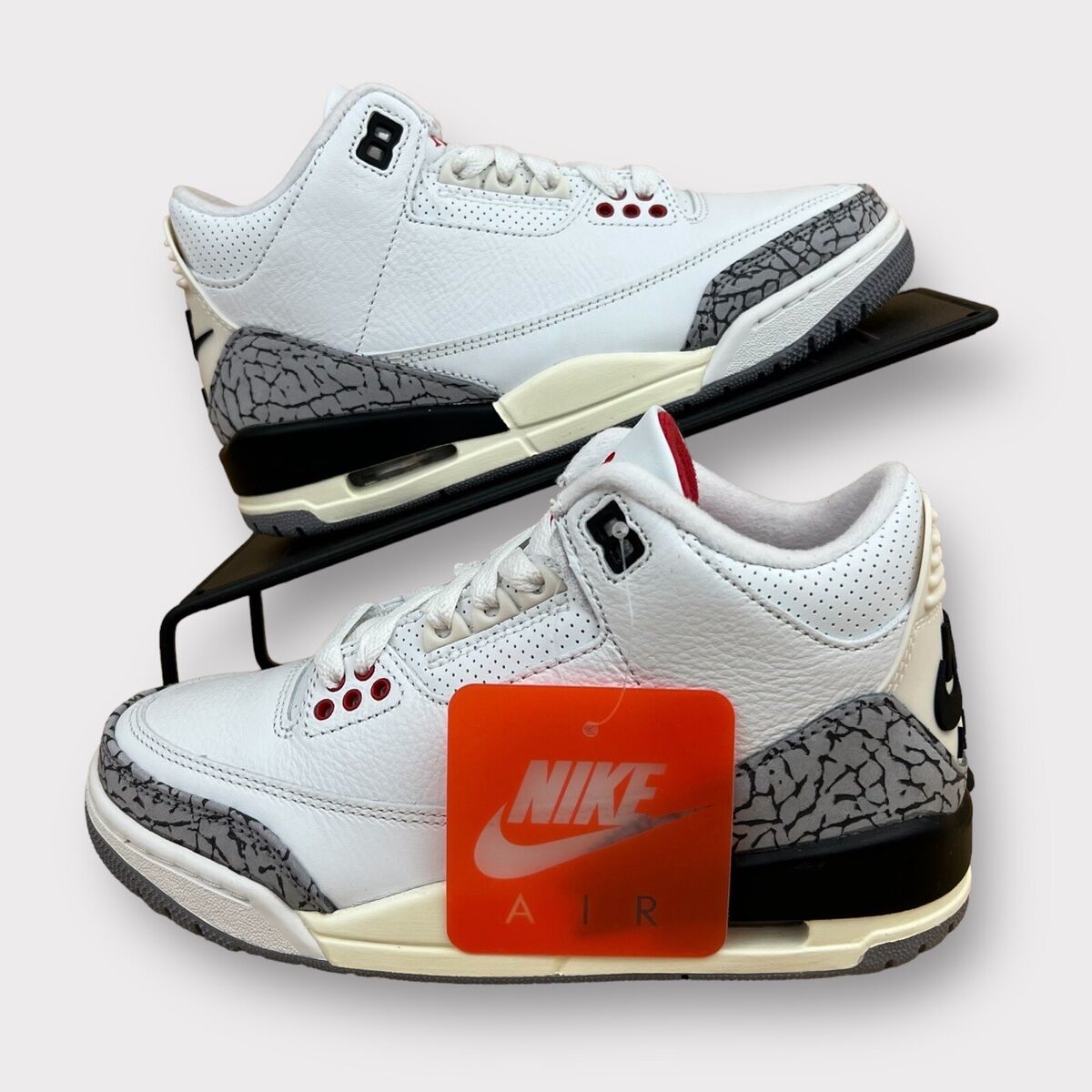 Nike Air Jordan 3 Retro White Cement Reimagined Youth Sz 4Y Nike Air Jordan 3 Retro White Cement Reimagined Youth Sz 4Y