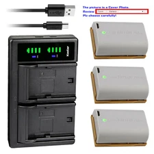 Kastar Battery LTD2 USB Charger for Canon LP-E6 LP-E6N EOS 5D Mark II Mark III