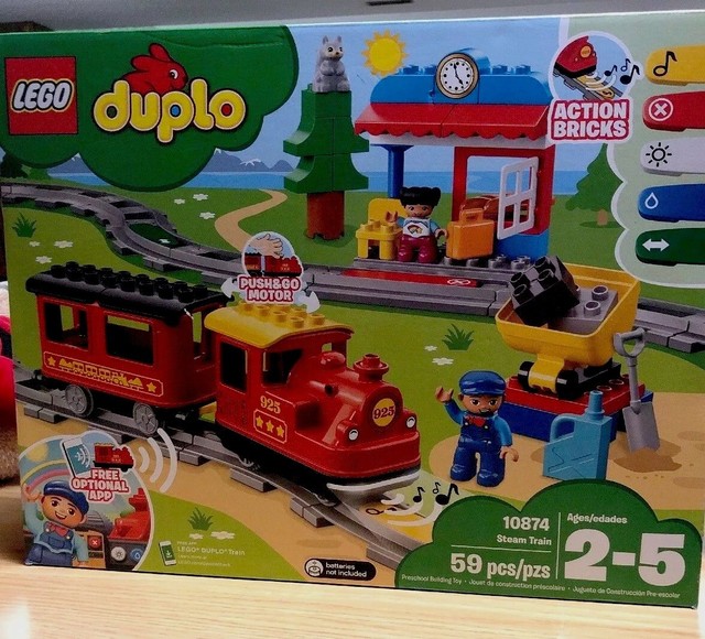 lego steam train 10874