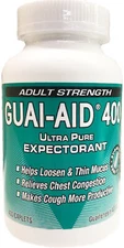 400 GUAI-AID 400mg, Mucus Relief Guaifenesin, Dye-Free  Fast Acting Caplets 