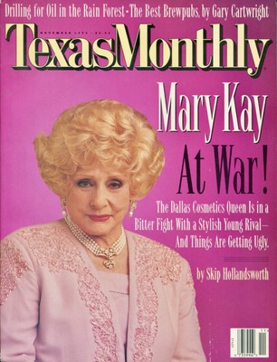 Mary Kay Ash Cosmetics Queen Texas Monthly Magazine November 1995 D 1 1 Ebay
