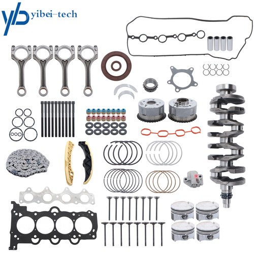 Overhaul Rebuild Kit Crankshaft Rods/ Timing W/Valve For Hyundai KIA 1.6L Engine - Picture 23 of 23