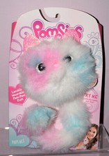 POMSIES - PATCHES Pink White Blue PLUSH WEARABLE PET CAT