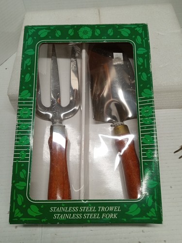 Stainless Steel Trowel & Fork Made In Taiwan Kmart 12"X8" - Picture 5 of 5