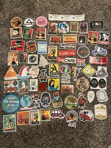 Big Stickers Lot Of Random Stickers SpongeBob Supreme Wall-e Stussy Outsider XL