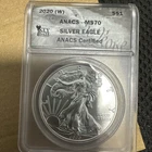 2020 Silver Eagle - ANACS MS 70 Key Date