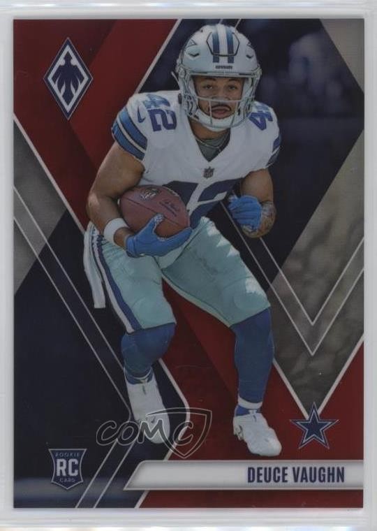 2023 Panini Phoenix Rookies Red 223/250 Deuce Vaughn #134 1ea7