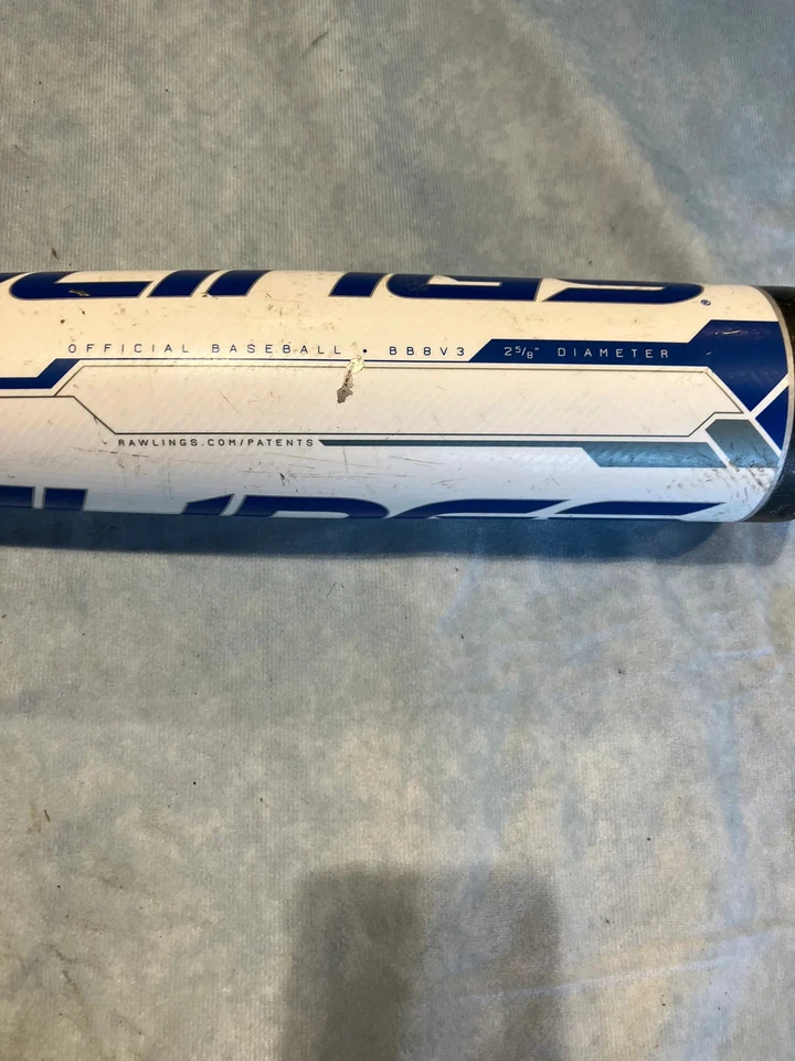 Rawlings Velo Bat 2018 certificado BBCOR (-3) aleación 27 oz 30" (usado) Foto 4 de 4