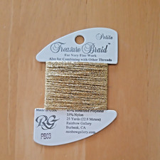 TREASURE BRAID PB03 GOLD PETITE RAINBOW GALLERY