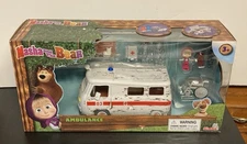 Simba Toys/Jada - Marsha & the Bear Ambulance Playset. Brand New -MIB