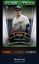25 Topps Bunt DIGITAL Stadium Club Beam Team ICONIC Brooks Lee