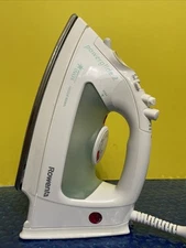 Rowenta Powerglide Inox Steam Iron Stainless Steel German-Made Vtg DM-273 Works