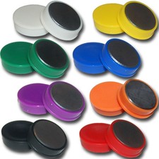 Pinnwand Magnete D30x8 mm Rund Farbig Bunt B�...