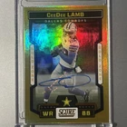 2023 Panini CeeDee Lamb Auto #228 Gold Zone Signatures /25 (AU)
