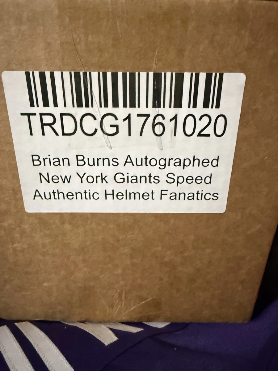 Brian Burns Autographed NYGiants Speed Authentic Helmet Fanatics