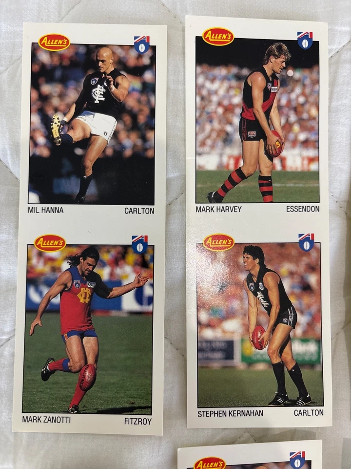 1994 AFL ALLENS DOUBLES BULK LOT CARDS - COMPLETE YOUR SET - image 2 of 4