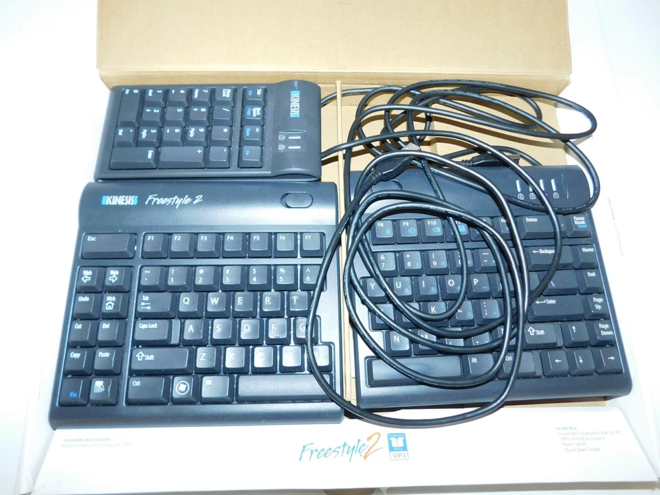 ^^ Kinesis FREESTYLE2 Modell KB800PBUS Tastatur M / Numerische Tastatur (PTQ32) - Bild 2 von 4