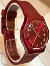 Swatch Gent “Redbaya” GR405 – Swiss Made Red Dial Watch – Mint Condition