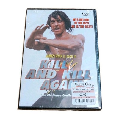 Very Rare Kill and Kill Again James Ryan (DVD, 1998) SEALED Brand-new 