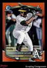 2025 Bowman Chrome Draft Orange Refractor #BDC135 Devin Taylor 1st Rookie 11/25