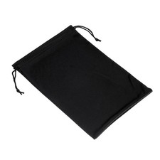 Ski Goggle Bag Microfiber Snow Goggles Case Drawstring Pouch Black