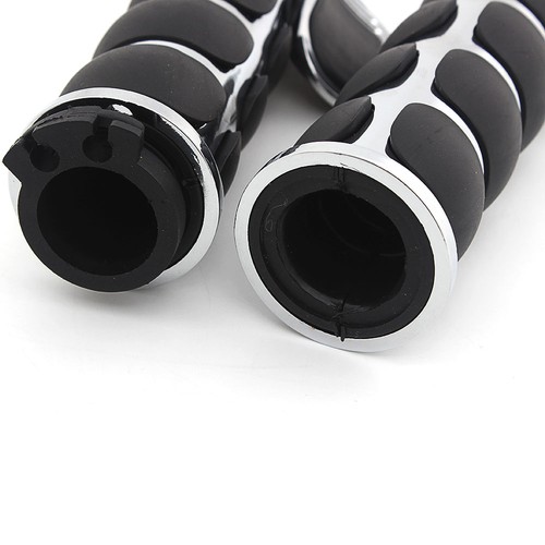 Motorcycle 1'' 26mm Handlebar Hand Grips For Harley Touring Road Glide Dyna XL - Foto 9 di 28