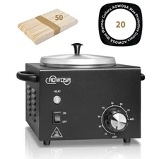 Professional Waxing Kit Wax Warmer Single Pot Wax Heater Machine for Hair Rem...