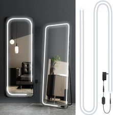 Led Vanity Mirror Lights, 13.2FT 6000K Full Body Mirror Light Strip, Stick on Va
