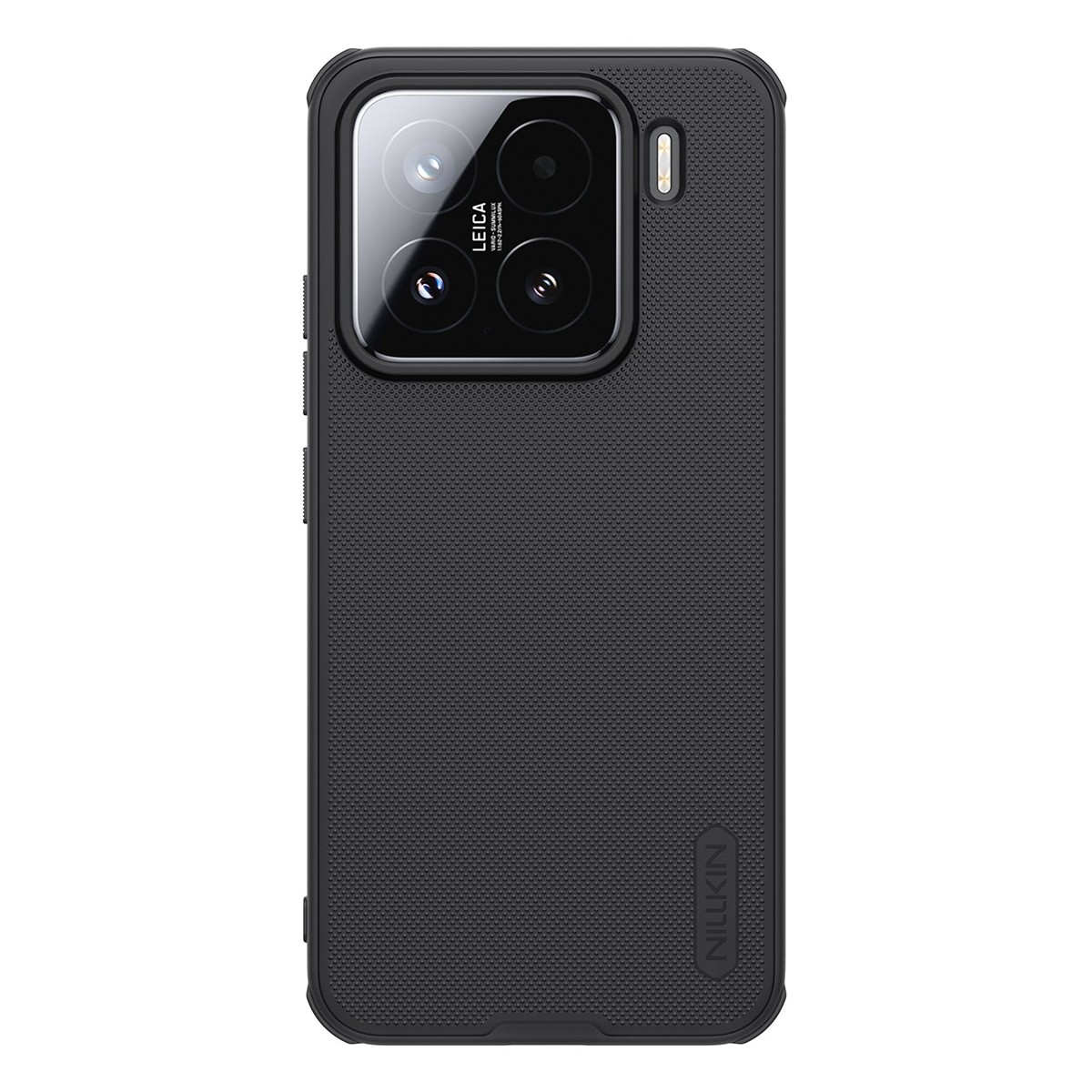 Coque Xiaomi 15 Nillkin Super Frosted Pro noire en PC et TPU