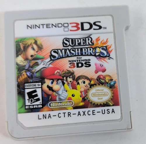Super Smash Bros Nintendo 3DS Game Cartridge Working Tested Authentic