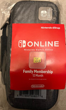 Nintendo Switch Online 12-Month Membership 256GB microSD Card Carry Case