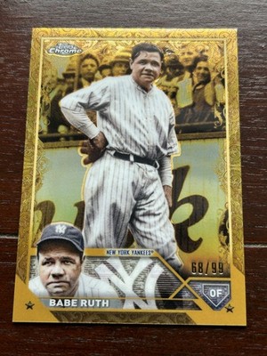 2023 Topps Gilded Collection - Babe Ruth #3 /99 New York Yankees