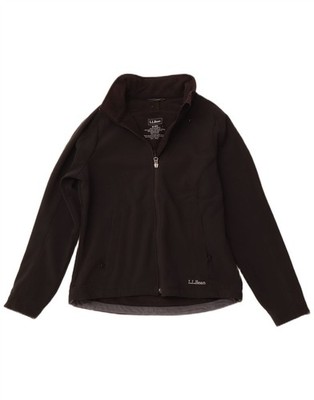 L.L.BEAN Damen Windbreaker Jacke UK 14 Medium schwarz Polyester AD01