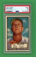 1952 Topps #389 Ben Wade *PSA FR 1.5* Brooklyn Dodgers High Number baseball card
