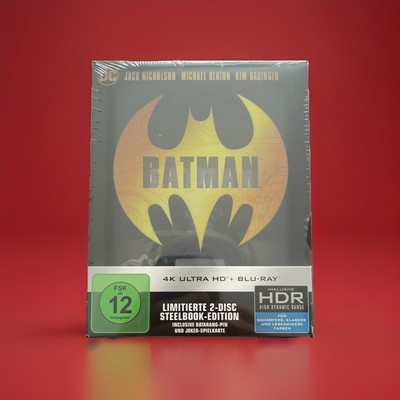 Batman (1989) Titans of Cult-Exklusive Steelbook Edition-4K Ultra HD Blu-ray NEU