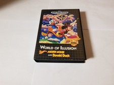 World of Illusion Starring Mickey Mouse Donald Duck Sega Genesis No manual