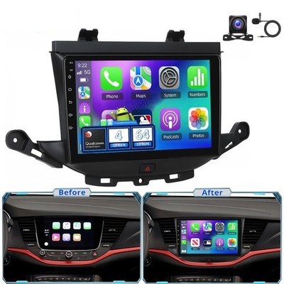 Qualcomm CarPlay Für Opel Astra K 2015-22 Android 15 Autoradio GPS Navi WIFI Kam