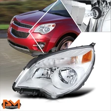 For 10-15 Chevy Equinox LS LT Factory Style Driver Side Headlight Lamp Chrome