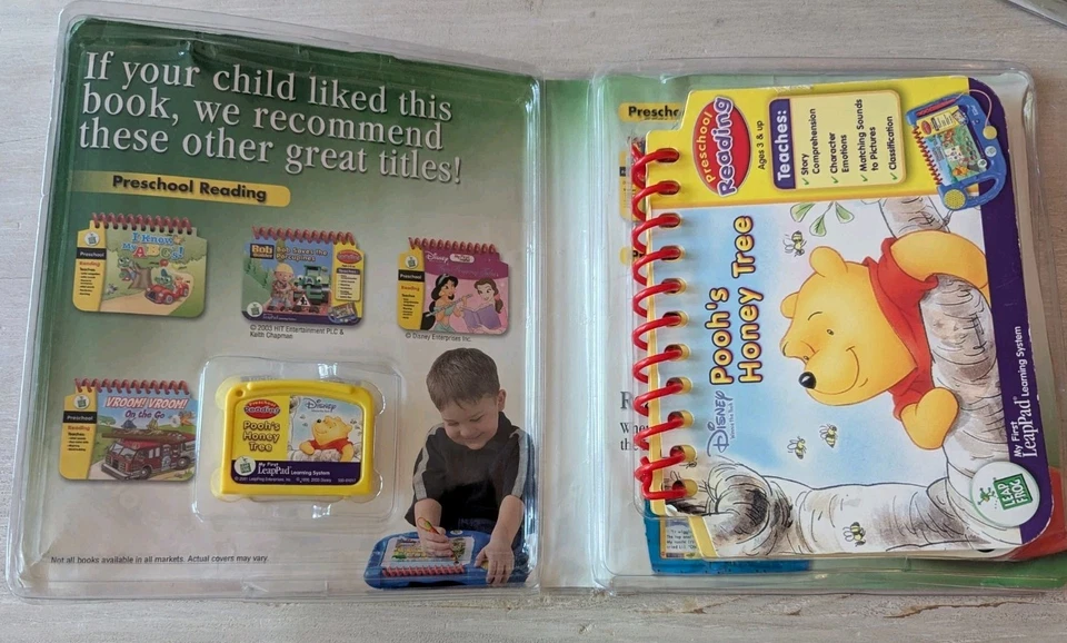 LeapFrog My First LeapPad Lot Preschool Books & Cartridges Thomas Pooh Seuss - Image 4 of 4