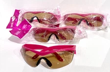 4pr Dental Patient Safety Girl Protective Glasses Adult Size Amber Lens item #1