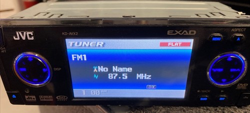 JVC KD-AVX2 CD DVD Radio AUX Old School Car Deck Tested Works - Picture 4 of 6