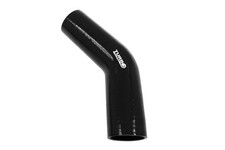 Tubo flessibile in silicone curva 45° nero 89 mm XL