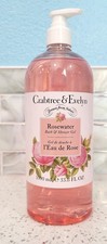 Crabtree & Evelyn Rosewater Bath & Shower Gel Jumbo Size 33.8 Fl Oz. New.