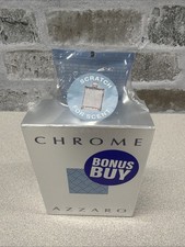 NEW in Box SEALED Authentic Men's "Chrome" by Azzaro 1.69 Oz EDT BONUS BODY WASH