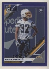 2019 Panini Donruss Optic Rookies Purple Prizm 4/50 Nasir Adderley #128 0b2